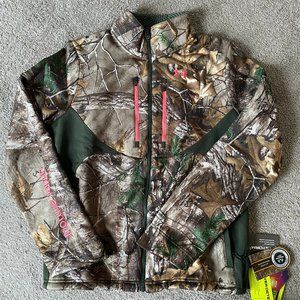 Women's Camouflage Under Armour ColdGear Infrared Jacket With Pink Detailing